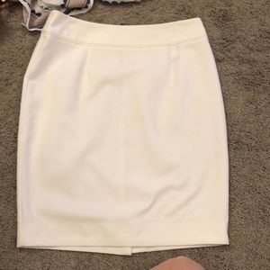 white pencil skirt
